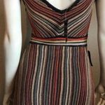 Bebe Women's Striped, V-Neck, Fit & Flare Dress Photo 1