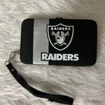 NFL Raiders Black and Silver wallet Wristlet Photo 0