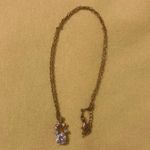 Women’s Vintage Gold Plated Diamond Pendant And 18” Necklace ! Photo 2