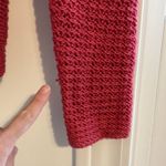 Talbots vintage loose knit coral button up cardigan sz S Photo 4