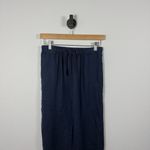 Quince Women’s Pull On Linen Pants in Navy Blue Size XS Photo 3