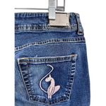 Baby Phat Vintage Y2K Embroidered Cat Cropped Jeans Size 20 Casual Women's Blue Photo 7
