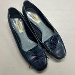 Marc Jacobs Blue Leather Loafer Lace Up Tie Round Toe Vibram Sole Size 36.5 Photo 1