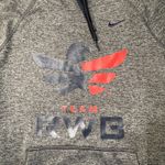 Nike  Thermafit Gray Hoodie Sweatshirt Womens XS Team RWB Veterans Athletic Gym Photo 2