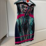 Wow Couture  Colorful Printed Bandage Bodycon Strapless Dress Photo 3