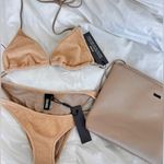 Triangl NWT  Swim Terry Cloth Bikini Set with Bag S/M Photo 0