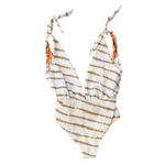 Maaji Ocena Waves Faena Reversible Plunge One-Piece Size Medium Photo 3