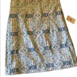 Kaeli Smith NWT Aqua & White Preppy Coastal Strapless Cutout Tie Mini Dress Size 8 Photo 2