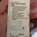 Lululemon NWTs  size 12 Hold tight cropped tank Photo 3