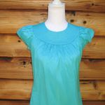 Calypso St. Barth Womens Blue Green Silk Mini Dress Photo 1