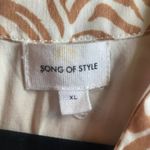 Revolve Song of Style Weston Mini Dress in Zebra Multi Size XL Tan Photo 7