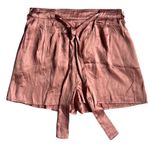 LBLC THE LABEL Gabby Vegan Silk Shorts Size Medium New with Tags Pink Photo 5
