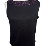 Relativity Y2K Sequin Neckline Tank Top PM Photo 0
