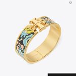 Tory Burch NWOT Gold and Vibrant Patterned Bracelet Photo 1