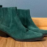 Calvin Klein Barbara Green Suede Western Booties size 9 Photo 1