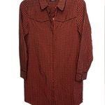 Scotch & Soda NWT Gingham Plaid Pearl Snap Western Shirtdress Sz S Photo 4