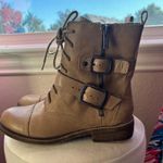 Lucky Brand NWOT  Nolan Beige Combat Boots Photo 2