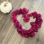 Charming Charlie Raspberry Sparkle Soft Scarf EUC Photo 2