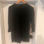 J.Jill Black Long Sleeve Wrap Top Photo 2