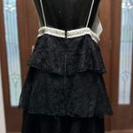 Alice + Olivia Dresses Cairo Embellished Bow Mini Dress Size 8 Photo 4