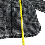 Nicole Miller Women's black/white Button-Down Tweed Jacket/Blazer, Size M Photo 13