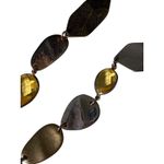 Gucci Gold Tone Long Chain Necklace With Stones Photo 4