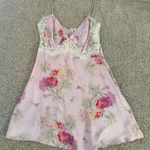 Love Shack Fancy  silk and lace floral mini dress Photo 0