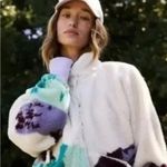 Free People FP Movement Rocky Ridge Jacket Sunrise Summit Ivory NWOT EXTREMELY oversized Photo 7