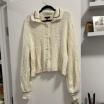 Forever 21 Stitched-Trim Cardigan Sweater Photo 1