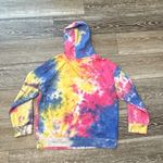 Shein Sz M Tie Dye Hoodie In Yellow Pink Purple Blue Comfy & Cute Photo 7