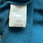 Max Studio NWOT   M Blue Ruffle High Neck Blouse Smocked Cuff Balloon Sleeve Top Photo 8