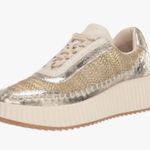 Dolce Vita Women’s Denae Sneaker Light Gold Size 8.5 M Photo 0