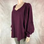 Democracy  Plus Size Balloon Sleeve V-neck Top 2X Photo 6