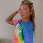 😍😍 Cutest Super Cropped Cut Tie Dye Maui Hawaii T Shirt Size M Photo 1