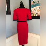 Collectif Pinup Retro Vintage Style Sadie 50s Pencil Dress Sz UK 12 US 8 Red Photo 4
