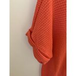 a.n.a . A New Approach Womens M Sweater Open Knit Short Sleeve Pullover Slit Back Photo 3