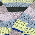 Anthropologie HARLYN Stitched & Striped Pullover Sweater Boho Festival Knit S Photo 4