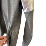 Bebe  sport gray metallic athletic zip up sweater Photo 1