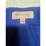 Philosophy  Marine Blue  Skirt Sz 14 NWT Photo 2