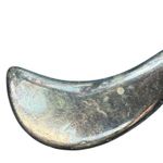 925 Clip On Earring Moon Crescent Silver SINGLE Flaws Photo 0