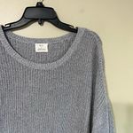 Anthro pins and needles large grey sweater Gray Photo 1