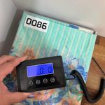 Talbots  Scarf NWT $59 Stripe Floral Green Cotton Accessory Outerwear Lightweight Photo 5