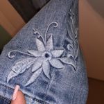 Loft Floral jeans women size 6 Photo 2
