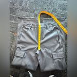 Charlotte Russe 🩶Size M🩶 Faux Leather Gray Cargo Pants Women’s Photo 13