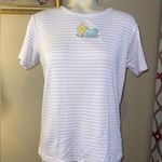 Disney Light Purple Striped Shirt classic Winnie The Pooh Eeyore VINTAGE Photo 0