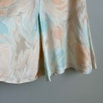 Loro Piana  Pastel Floral Swirl 100% Silk Pleated Skirt Size IT 40 (US 4) Photo 1