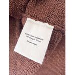 Savannah Morrow  Taya Knit Top in Coco Brown‎ Organic Cotton Turtleneck Large NWT Photo 2