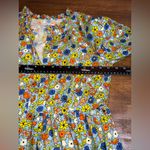 Olivia James Lydia Floral Dress Tiered Flowy Boho Cottagecore Sz XS Blue Photo 4