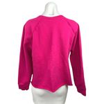 Terez  Women's Pink Pullover Long Sleeve Crew Neck Sweatshirt Sweater Top Size S Photo 1