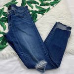 Vervet Step Hem Knee Cut Out Skinny Jeans Photo 0